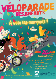 Affiche de la véloparade des enfants 2026