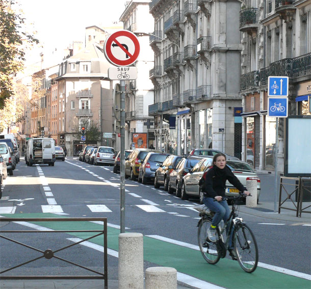 Double sens cyclables: Grenoble récompensée