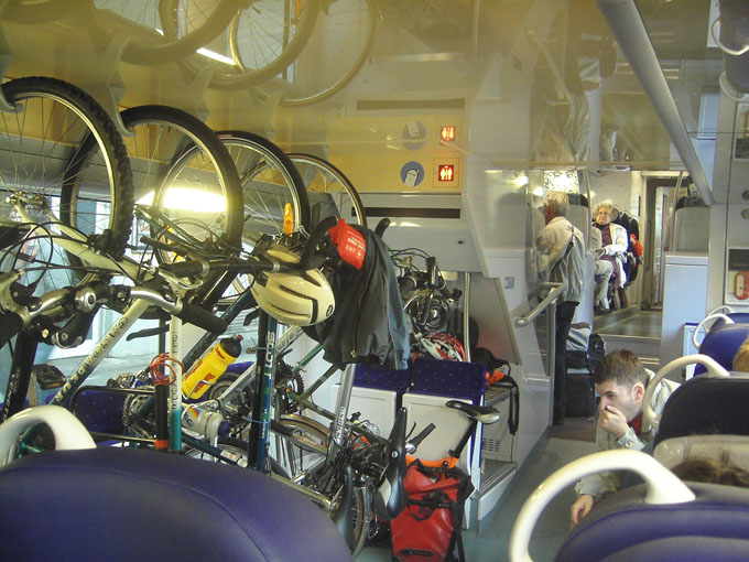 Vélo dans les transports publics