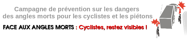 Vélos, bus, camions, cohabitons : bandeaux web.