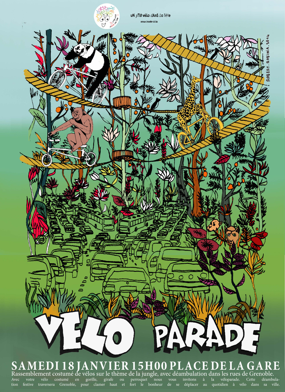 uN p’Tit véLo dAnS La Tête – Véloparade de la jungle !