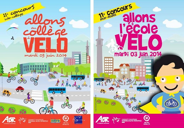 Concours 2014 “A l’école et au collège à vélo”