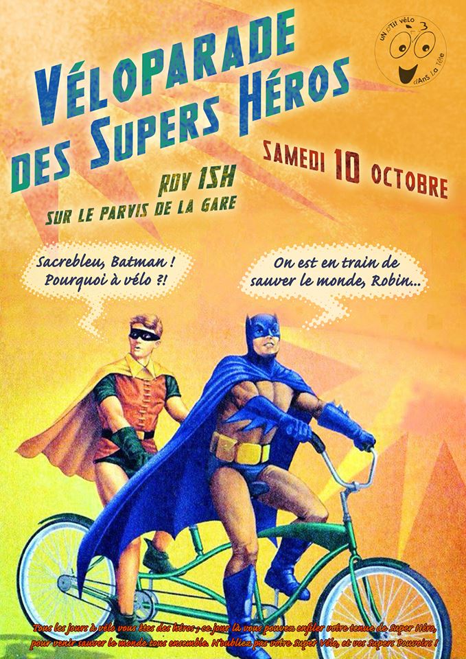 uN p’Tit véLo dAnS La Tête – Véloparade des supers héros