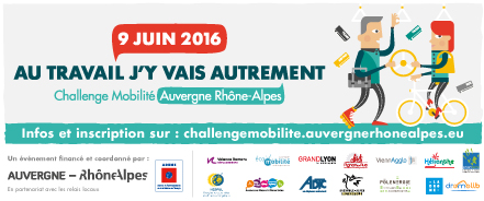 6e Challenge Mobilité Auvergne Rhône-Alpes 9 juin 2016