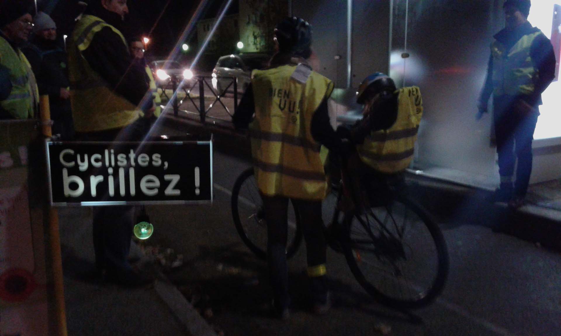 L’opération « Cyclistes brillez ! » approche à grand pas