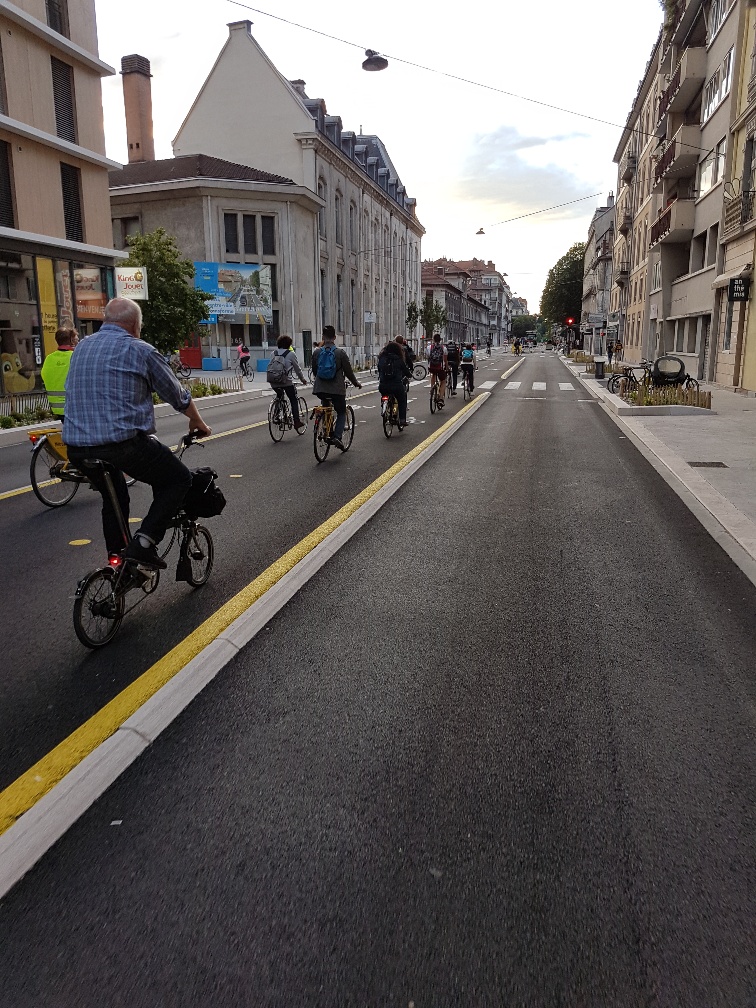 Une Chronovélo : un aménagement réservé aux déplacements à vélo !