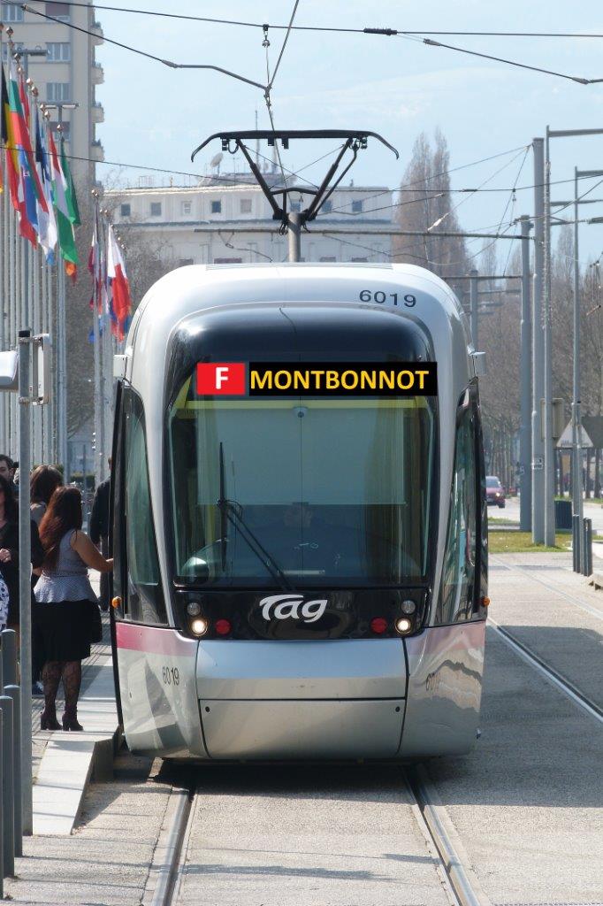 La desserte en transport public Grenoble – Meylan – Montbonnot mérite un tramway pour offrir une réelle alternative à la voiture