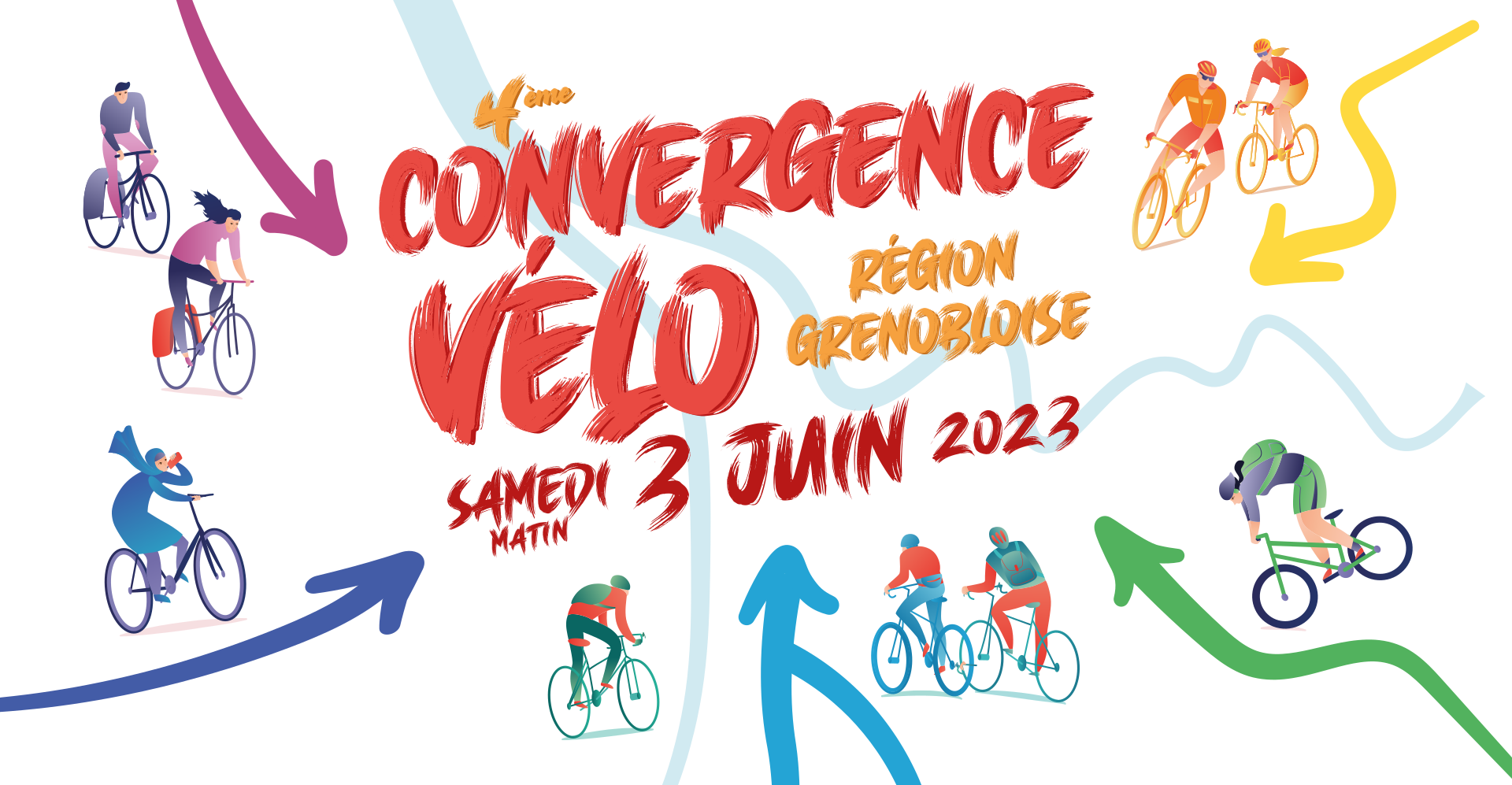 Partout à Biclou ! 4e convergence Vélo de la région grenobloise : Samedi 3 Juin 2023 Matin