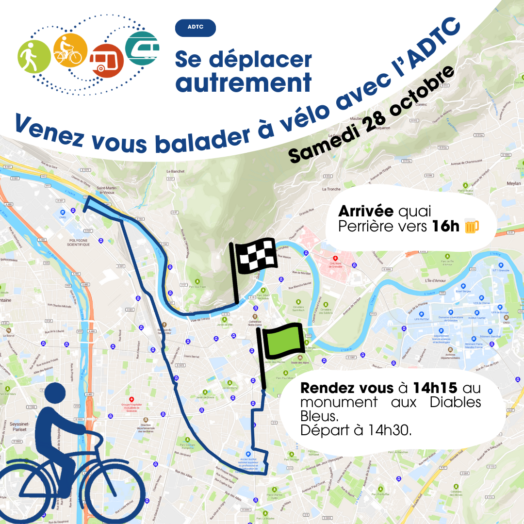 Balade à vélo samedi 28 octobre 2023