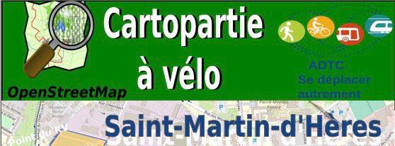 Cartopartie à vélo à Saint-Martin-d’Hères – samedi 9 décembre 2023 – 14h