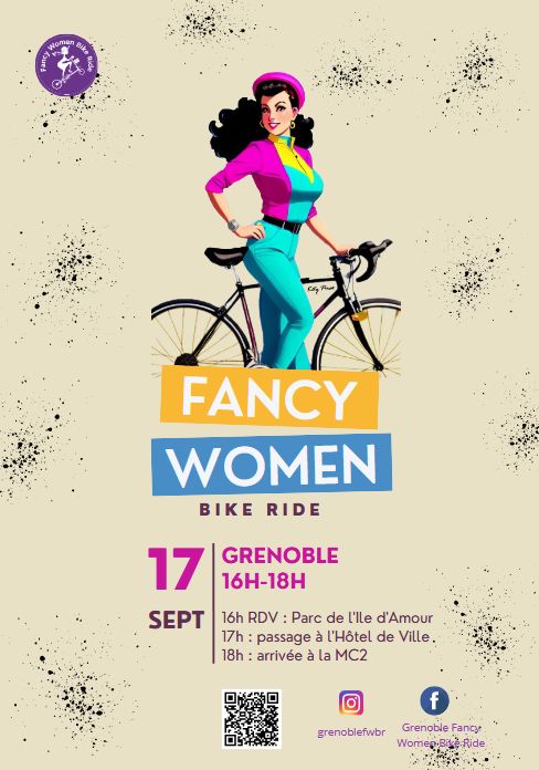 Grenoble Fancy Women Bike Ride 2023 – Se déplacer autrement