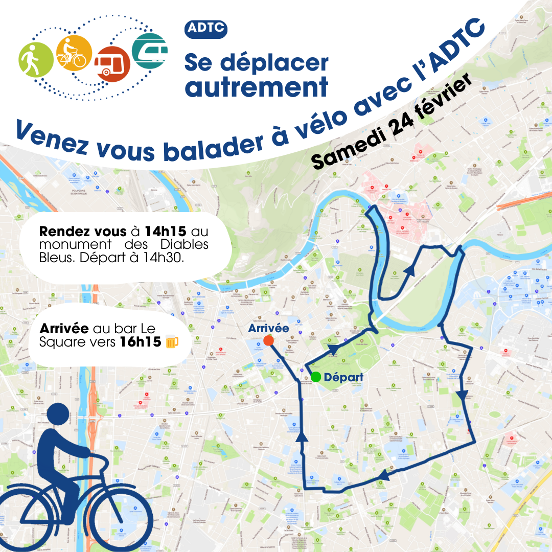 Balade à vélo le 24 février 2024