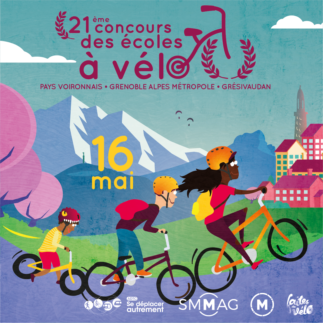 Communiqué de presse – Concours des écoles à vélo le 16 mai