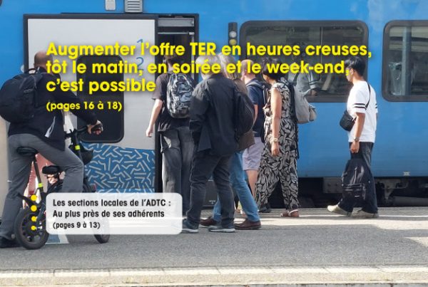 Une du numéro 179 d'ADTC Infos.