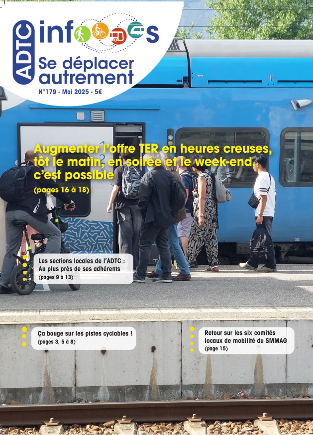 Une du numéro 179 d'ADTC Infos.