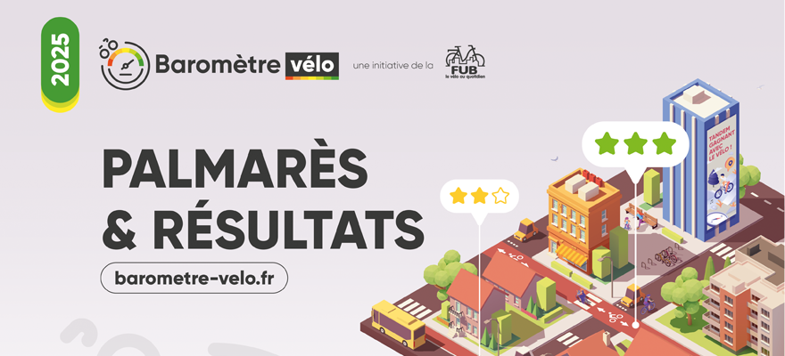 Résultats du Baromètre vélo 2025 de la FUB : Une envie de vélo dans toute la région grenobloise !